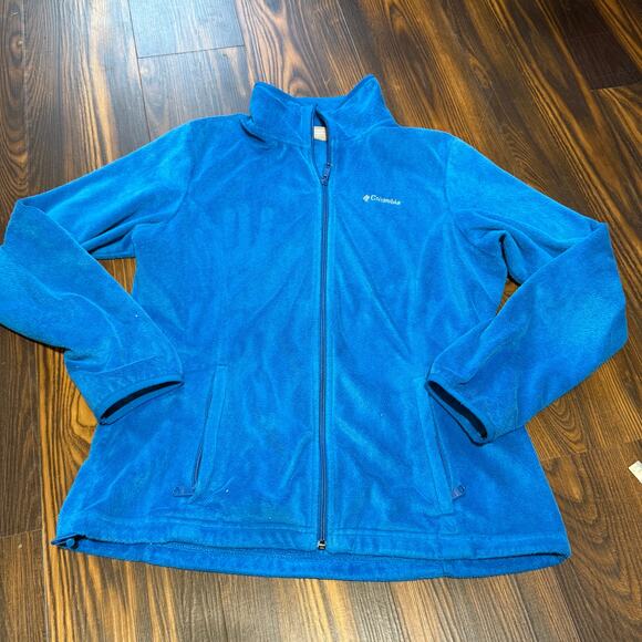 Columbia Fleece Zip Up Jacket Size L - Picture 3 of 12